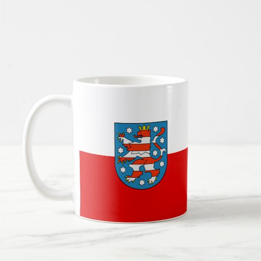 Flag Thüringer Kaffeemaschine Tasse (Links)