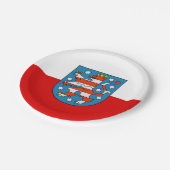 Flag Thüringer Teller (Schrägansicht)