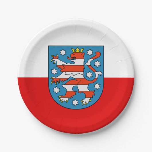 Flag Thüringer Teller (Vorderseite)