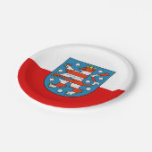 Flag Thüringer Teller (Schrägansicht)