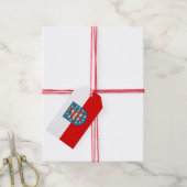Flag Thuringia-Gift-Tags Geschenkanhänger (Mit Garn)