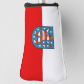 Flag Thüringia Golf Head Cover Headcover (Rotieren 90)