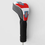 Flag Thüringia Golf Head Cover Headcover (angewinkelt)