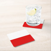 Flag Thuringia Square Paper Untersetzer (Vor Ort)