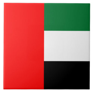 Flag Tile (Vereinigte Arabische Emirate) Fliese