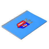 Flag Tirana, Albanien Notebook Notizblock (Linke Seite)