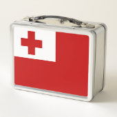 Flag Tonga Metal Lunch Box (Rückseite)