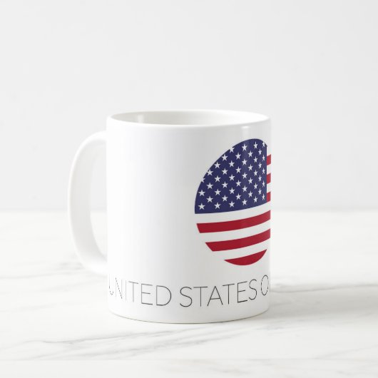 Flag Travel Mug der Staaten Kaffeetasse (Vorderseite Links)