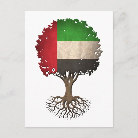 Flag Tree of Life Customizable in den Vereinigten Postkarte (Vorderseite)