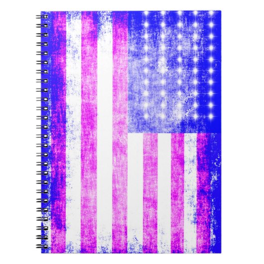 Flag U.S. Notizblock (Vorderseite)