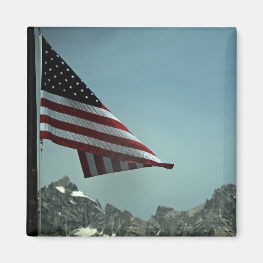 Flag über Teton Magnet (Vorne)