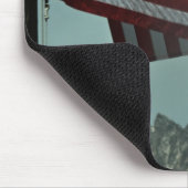 Flag über Teton Mousepad (Ecke)