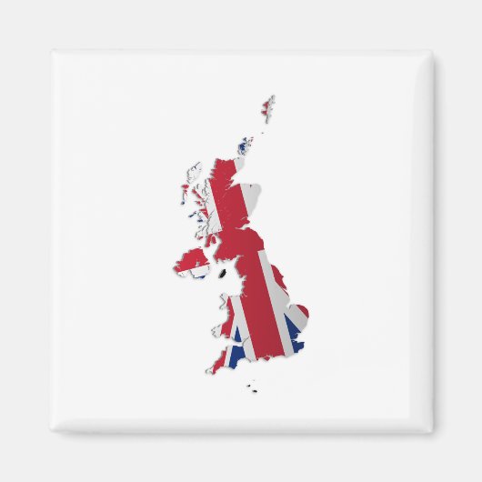 Flag "UK & Crown Dependencies"_Karte_2 Magnet (Vorne)