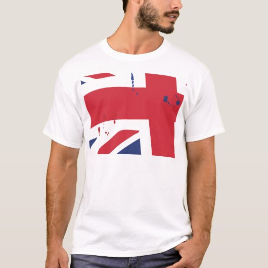 Flag UK English London T-Shirt (Vorderseite)