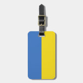 Flag Ukraine Easy ID Personal Gepäckanhänger (Vorderseite vertikal)