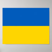 Flag Ukraine-Poster Poster (Vorne)