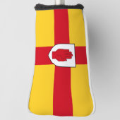 Flag Ulster Golf Head Cover Golf Headcover (Rotieren 90)