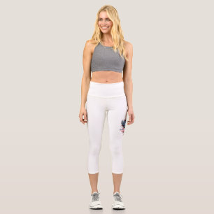 Flag und Adler der Vereinigten Staaten. 4. Juli. Capri Leggings