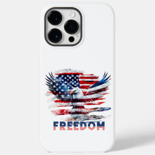 Flag und Adler der Vereinigten Staaten.Freiheit. Case-Mate iPhone 14 Pro Max Hülle