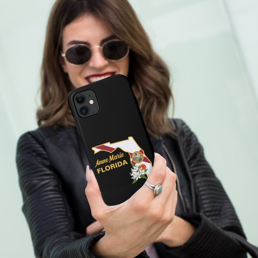 Flag und Blume Orange Blossom für benutzerdefinier Case-Mate iPhone Hülle