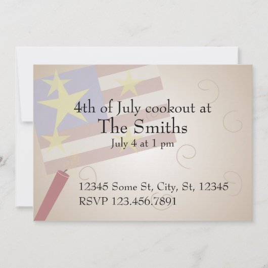 Flag- und Firecracker-Cookie (Vorderseite)