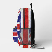 Flag Union Jack Retro Bedruckter Rucksack (Rechts)