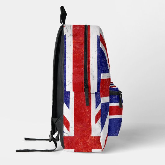 Flag Union Jack Retro Bedruckter Rucksack (Links)