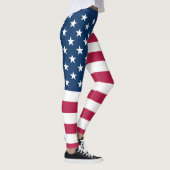 Flag United Staaten Stars & Stripes Custom USA Leggings (Rechts)