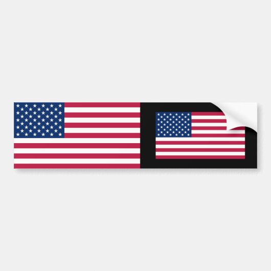 FLAG_USA, 4. Juli Unabhängigkeitstag Autoaufkleber (Vorne)