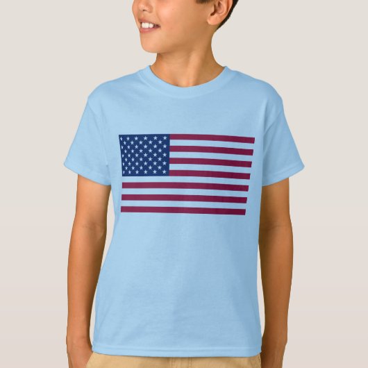 FLAG_USA, 4. Juli Unabhängigkeitstag T-Shirt (Vorderseite)