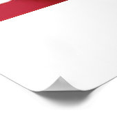 Flag USA AMERICA Patriotic Zuhause - Angepasster T Poster (Ecke)