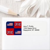 Flag USA & UK Flag Pattern (Insitu)