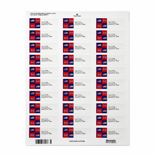 Flag USA & UK Flag Pattern (Vorne)