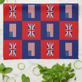 Flag USA & UK Flag Pattern Handtuch (Gefaltet)