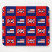 Flag USA & UK Flag Pattern Mousepad (Vorne)