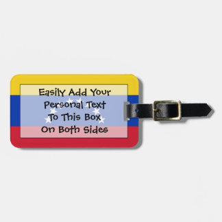 Flag Venezuela Easy ID Personal Gepäckanhänger
