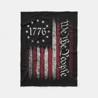 Flag Verfassungsvertrag Unabhängigkeitstag Amerika Fleecedecke