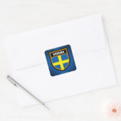 Flag Verona Quadratischer Aufkleber (Umschlag)