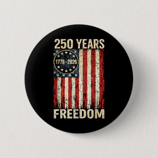 Flag Vintage 250 Jahre Amerikanisch 1776 2026 250. Button