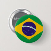 FLAG VON BRASILIEN BUTTON (Vorne & Hinten)