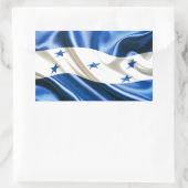 FLAG VON HONDURAS RECHTECKIGER AUFKLEBER (Tasche)
