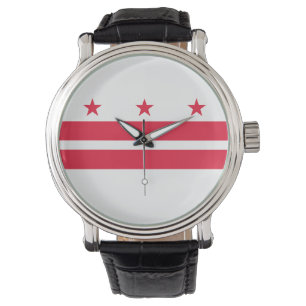 Flag Washington DC Armbanduhr