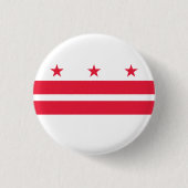Flag Washington DC Button (Vorderseite)