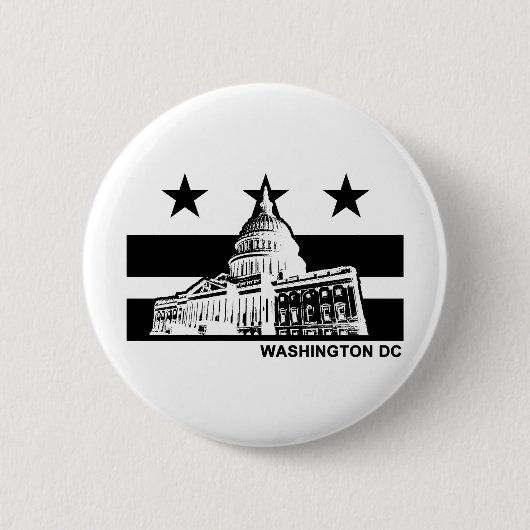 Flag Washington DC Button (Vorderseite)