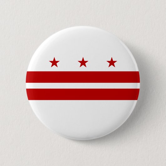 Flag Washington DC Button (Vorderseite)