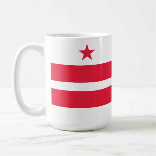 Flag Washington DC Kaffeetasse (Links)