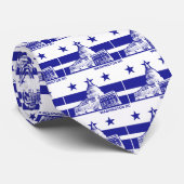Flag Washington DC Krawatte (Gerollt)