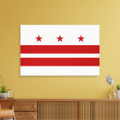 Flag Washington DC Leinwanddruck (Insitu (Wohnzimmer))