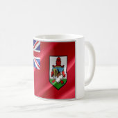 Flag Waving - Bermuda - Kaffeetasse (VorderseiteRechts)