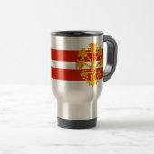 Flag Westmorland Travel Mug Reisebecher (VorderseiteRechts)